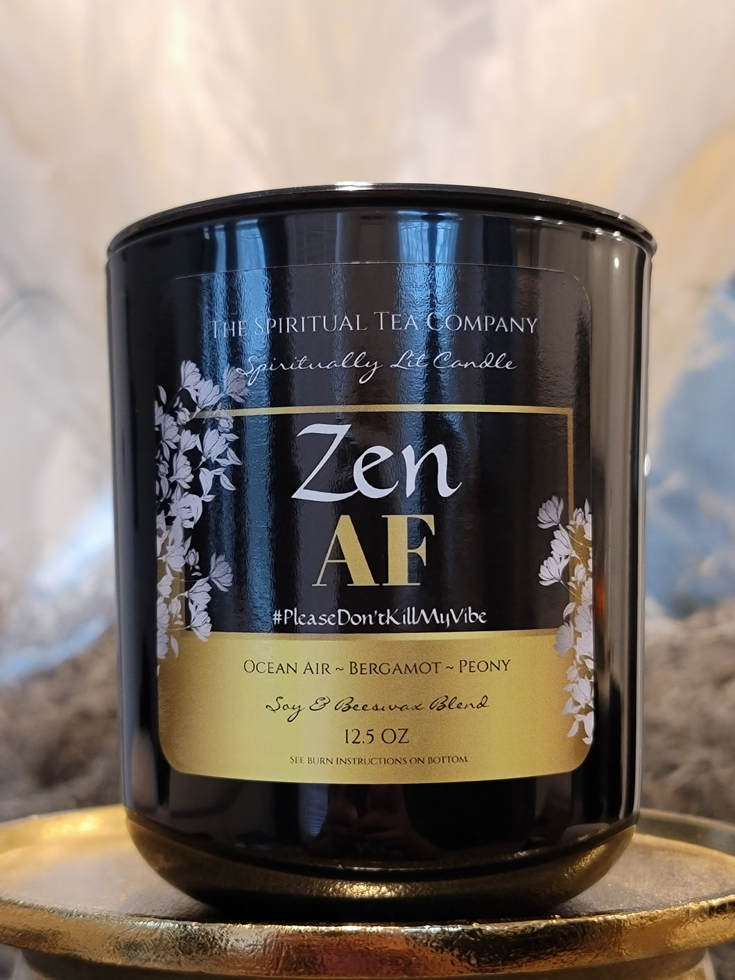 Zen AF Spiritually Lit Candle