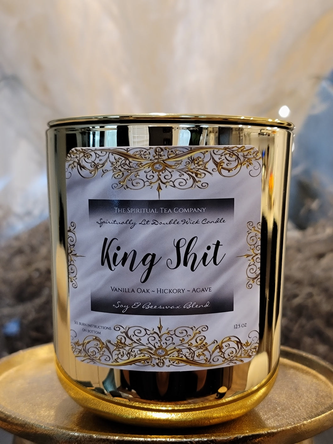 King Shit Spiritually Lit Candle