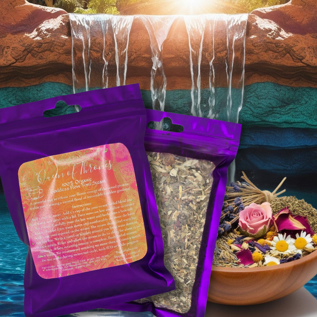 Queen of Thrones Organic Goddess Flow Yoni Steam