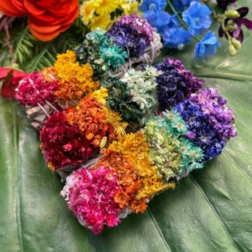 7 Chakras White Sage and Palo Santo Bundle