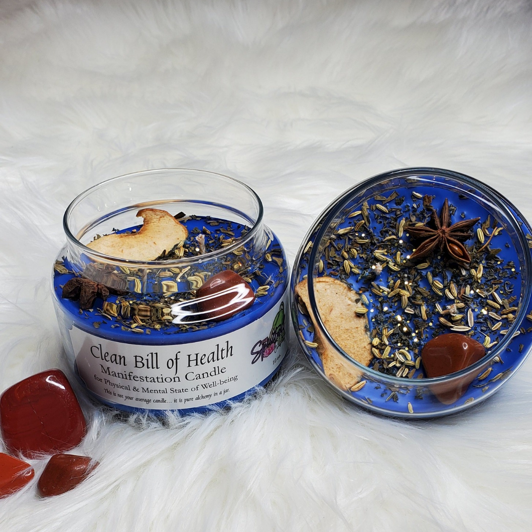 Clean Bill of Health Manifestation Candle for Physical & Mental State of Well-being