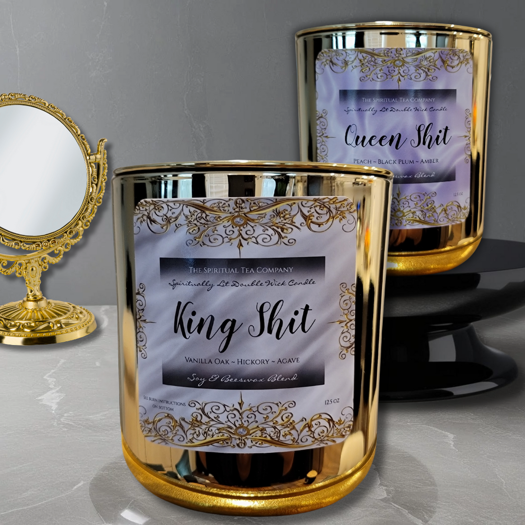 King Shit Spiritually Lit Candle