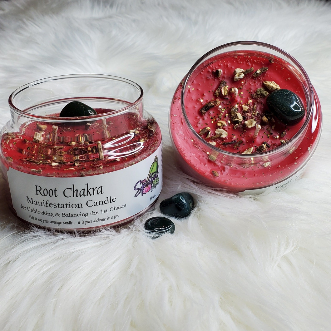 Root Chakra Manifestation Candle