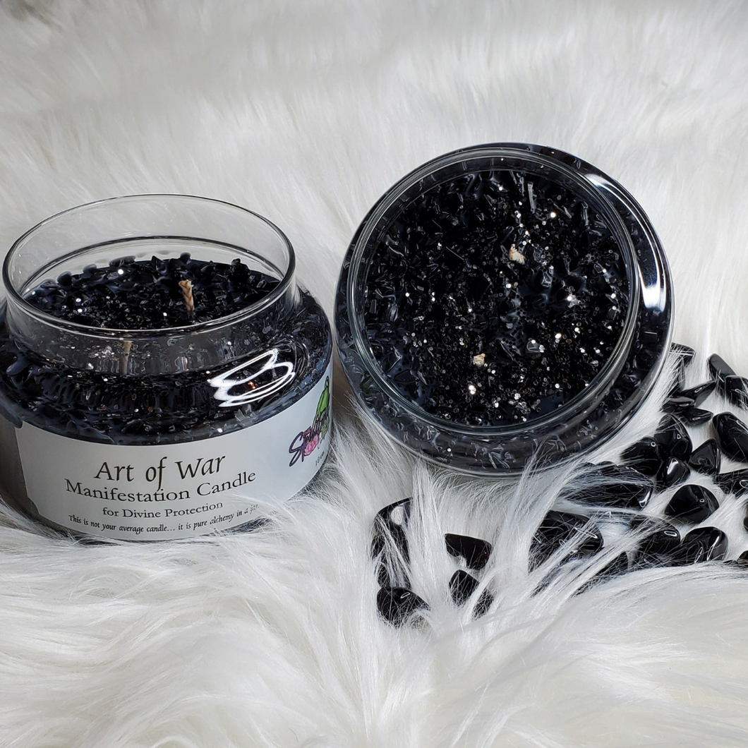 Art of War Manifestation Candle for Divine Protection