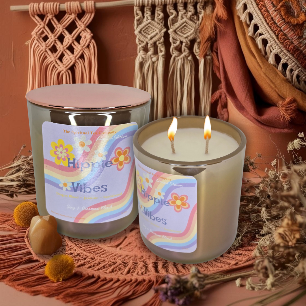 Hippie Vibes Spiritually Lit Candle (Seasonal)