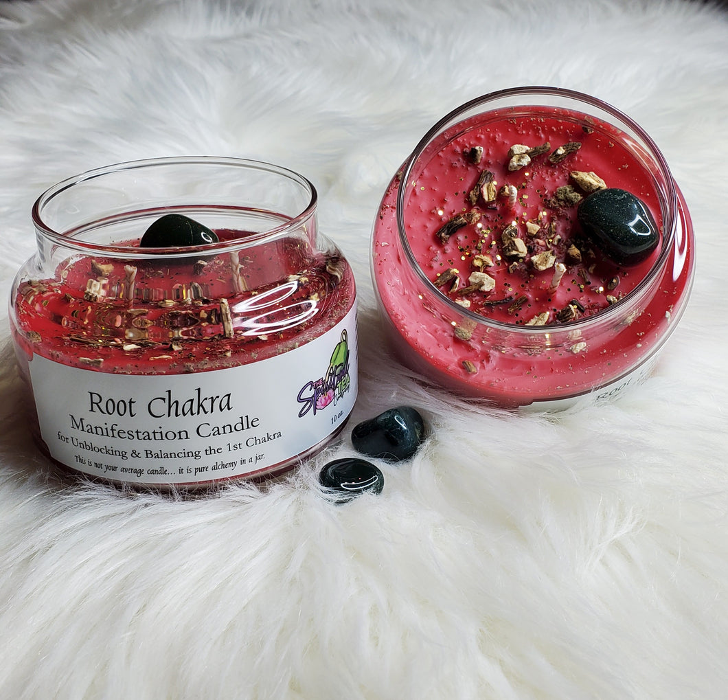 Root Chakra Manifestation Candle