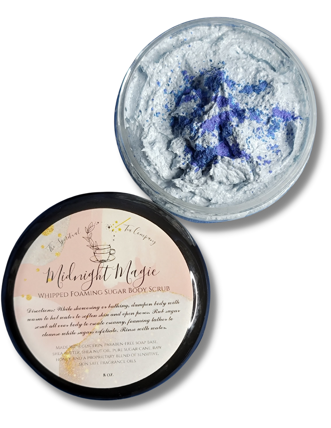 Midnight Magic Whipped Foaming Sugar Body Scrub (sugared blackberries & vanilla)